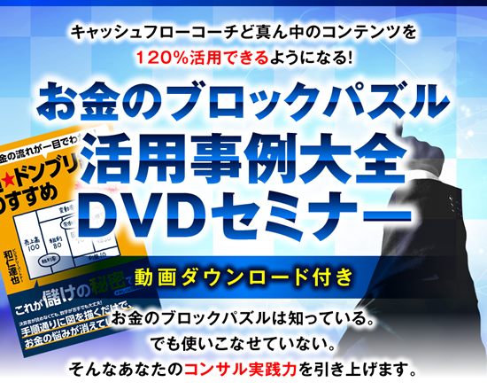 【キャンペーン価格】お金のブロックパズル活用事例大全DVDセミナー